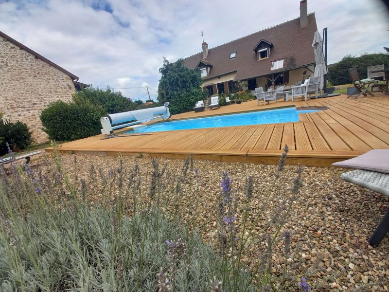 POint de vue sur la piscine